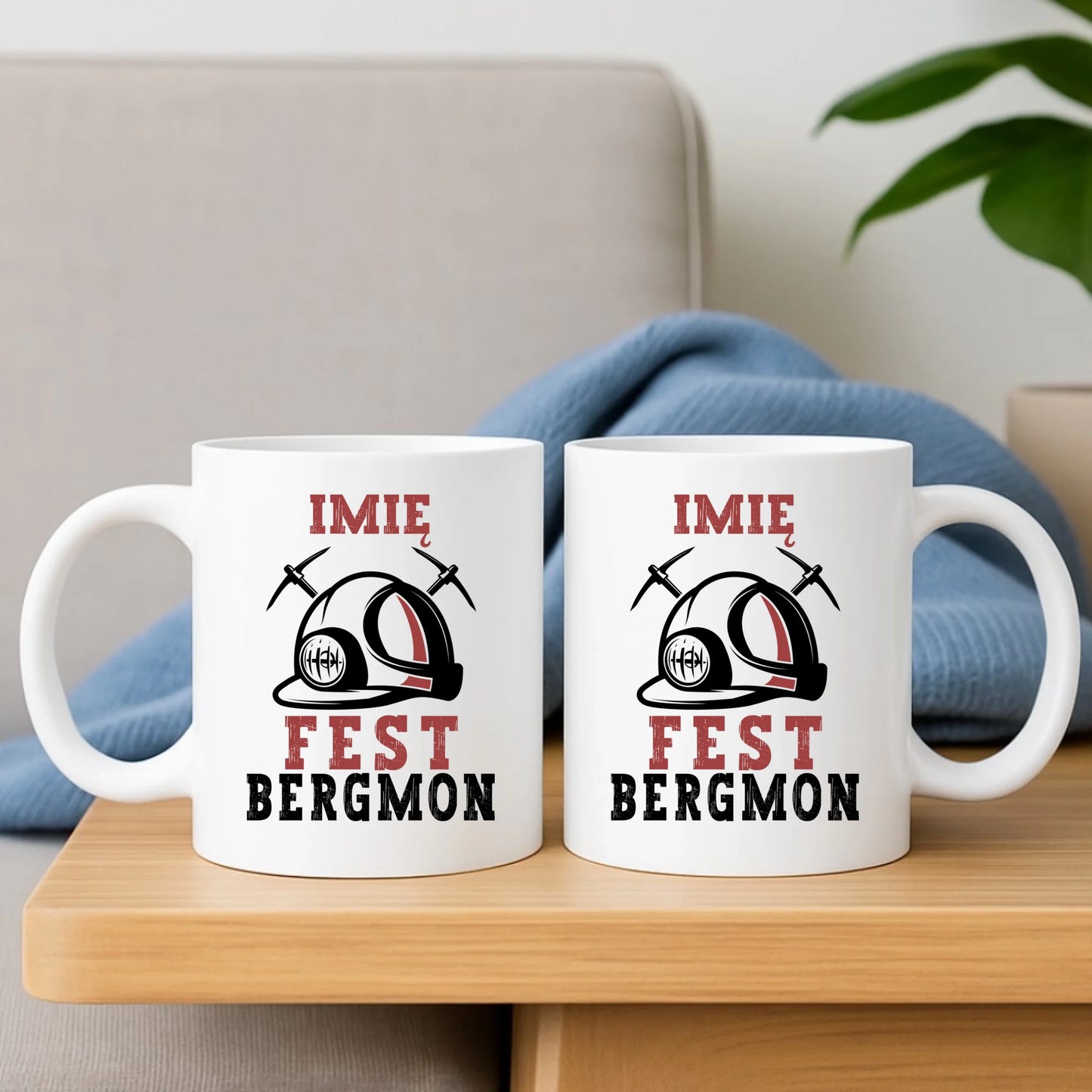 Kubek - prezent dla górnika - Fest bergmon - personalizowany G07 - StoryCups.pl