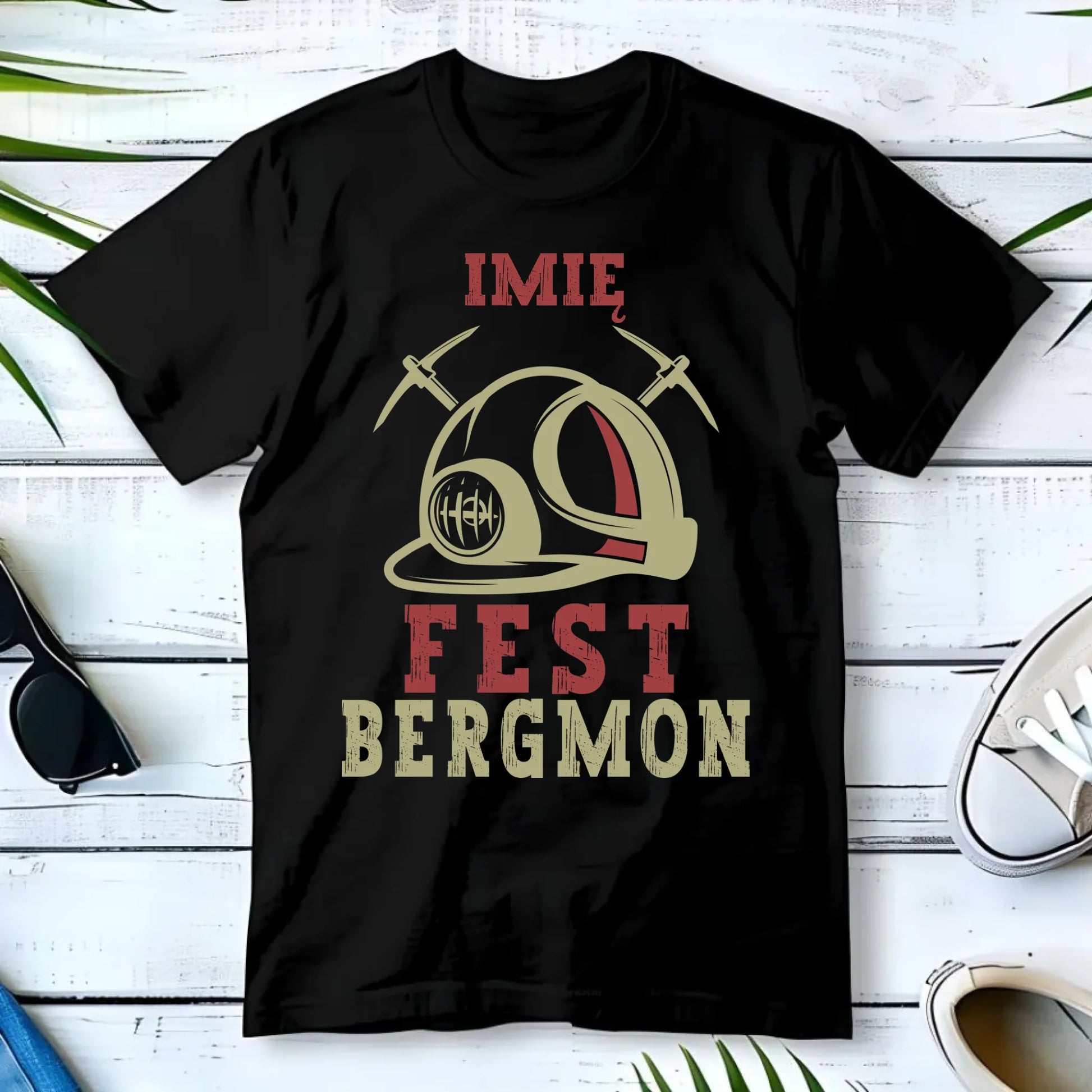 Koszulka męska - prezent dla górnika - Fest bergmon - personalizowana G07 - StoryCups.pl