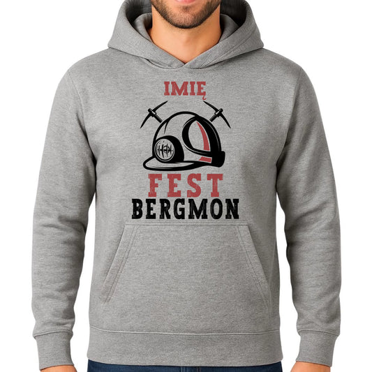 Bluza męska z kapturem - prezent dla górnika - Fest bergmon - personalizowana G07 - StoryCups.pl