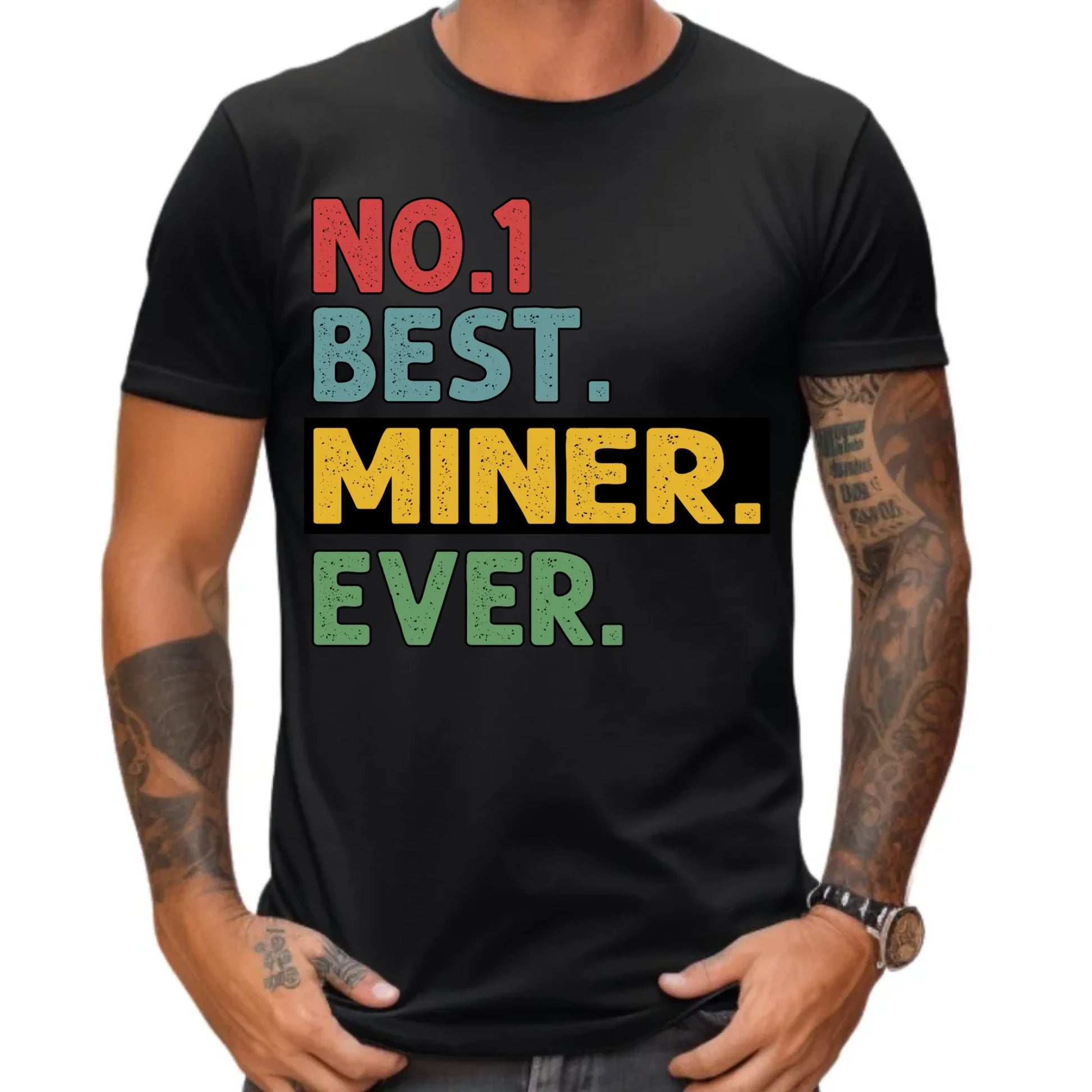 Koszulka męska - prezent dla górnika - Best miner ever G12 - StoryCups.pl