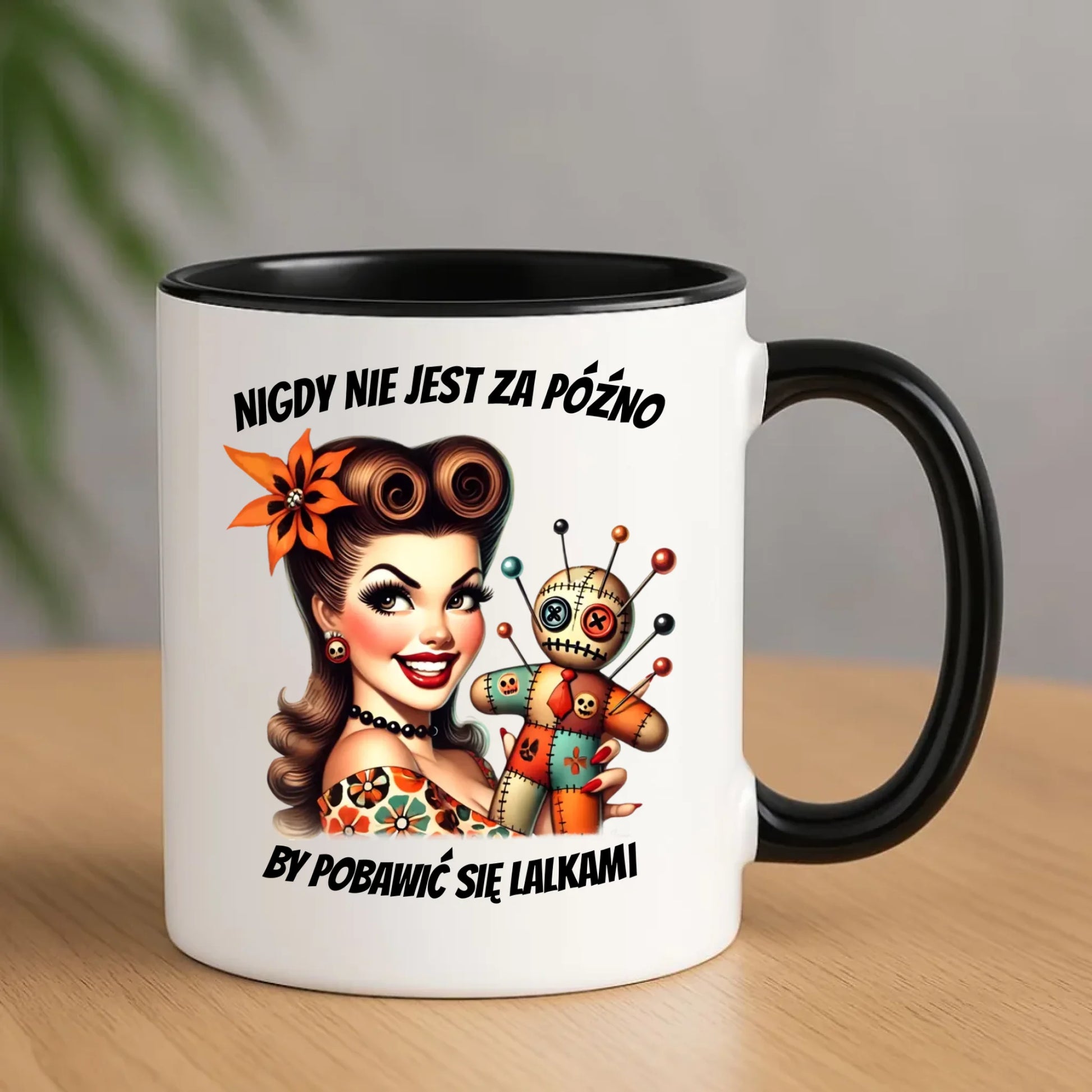 Kubek dla niej - Laleczka Voodoo retro DZ21 - StoryCups.pl
