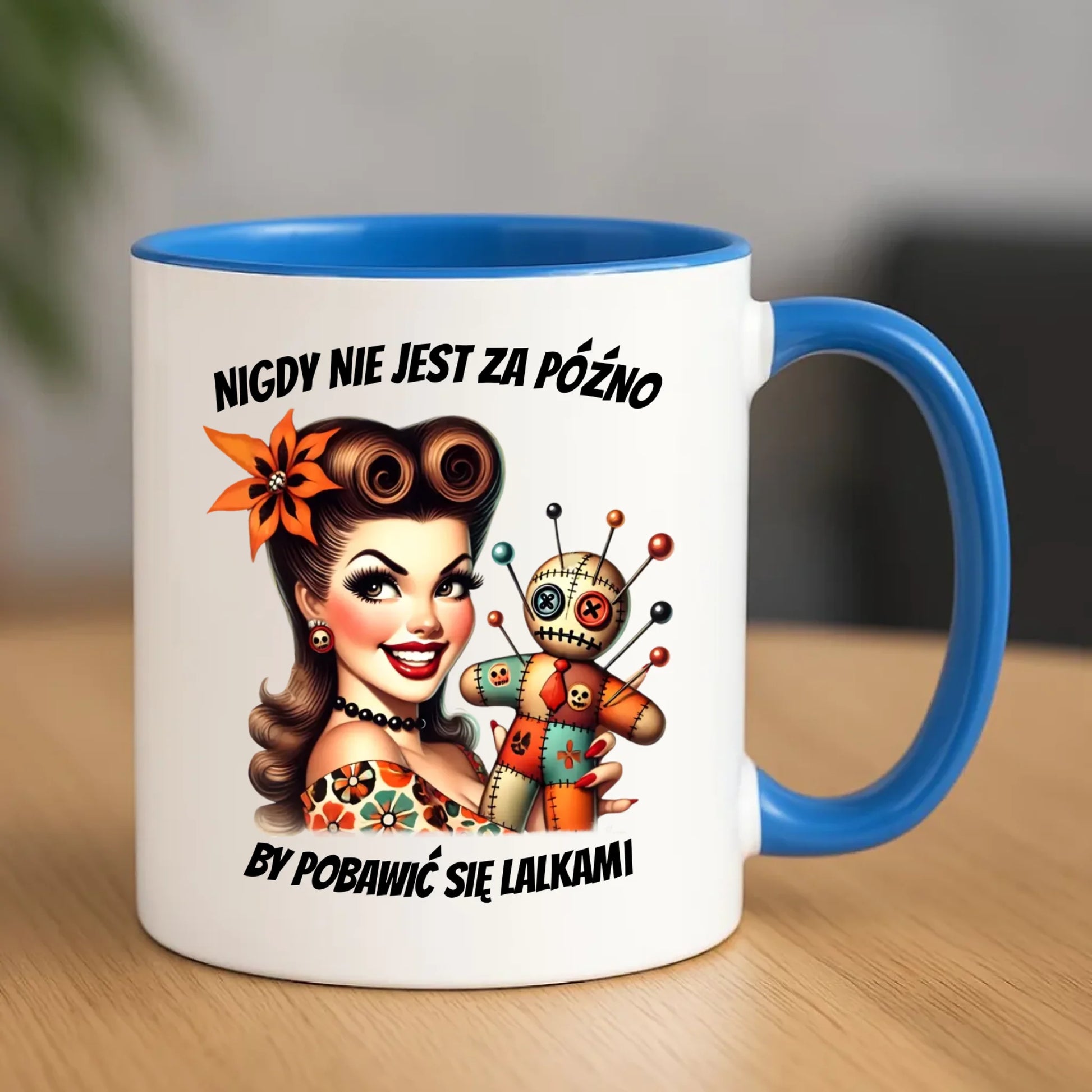 Kubek dla niej - Laleczka Voodoo retro DZ21 - StoryCups.pl
