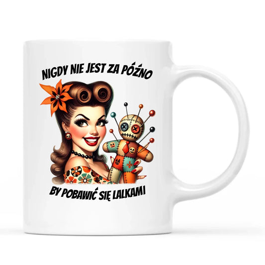 Kubek dla niej - Laleczka Voodoo retro DZ21 - StoryCups.pl