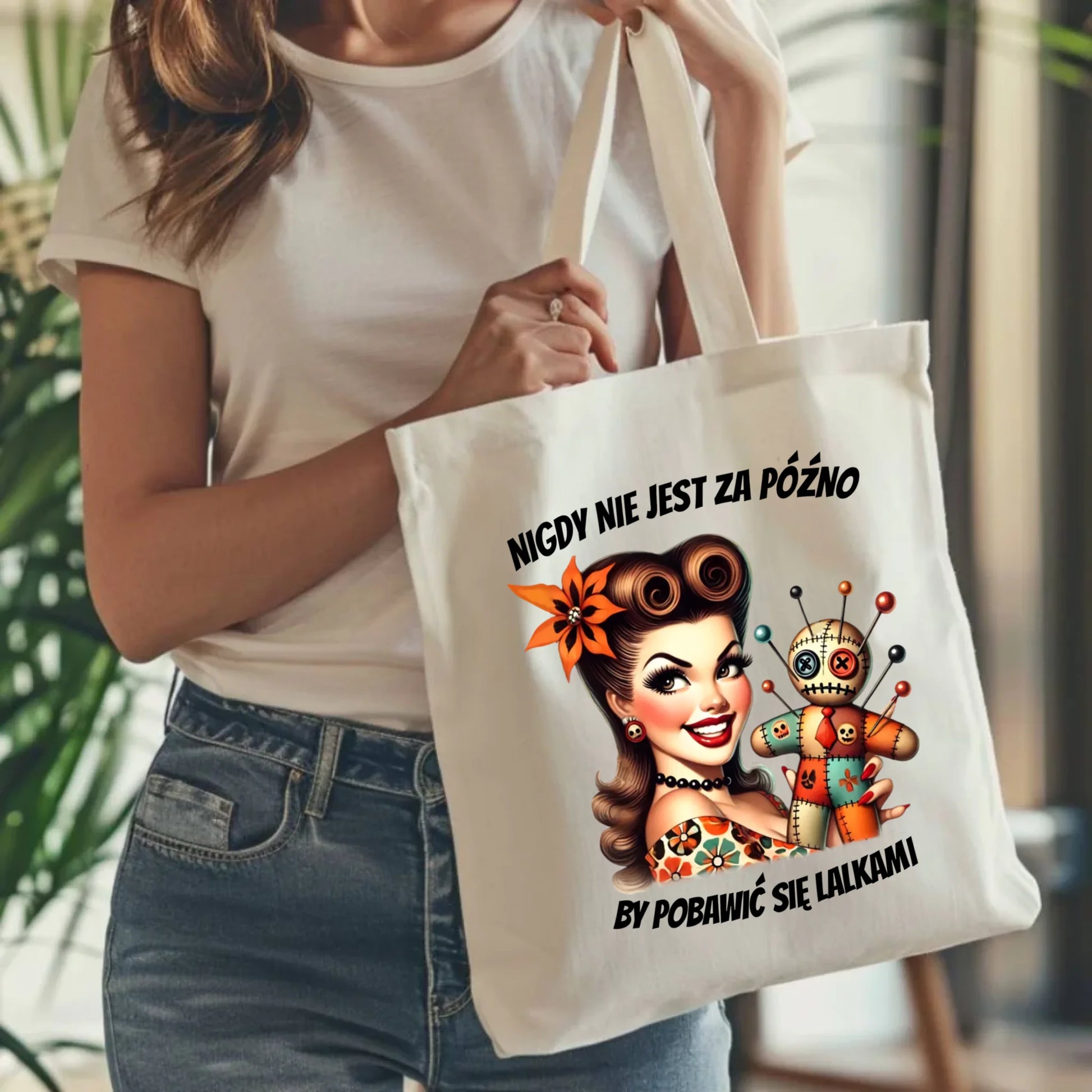 Torba dla niej - Laleczka Voodoo retro DZ21 - StoryCups.pl