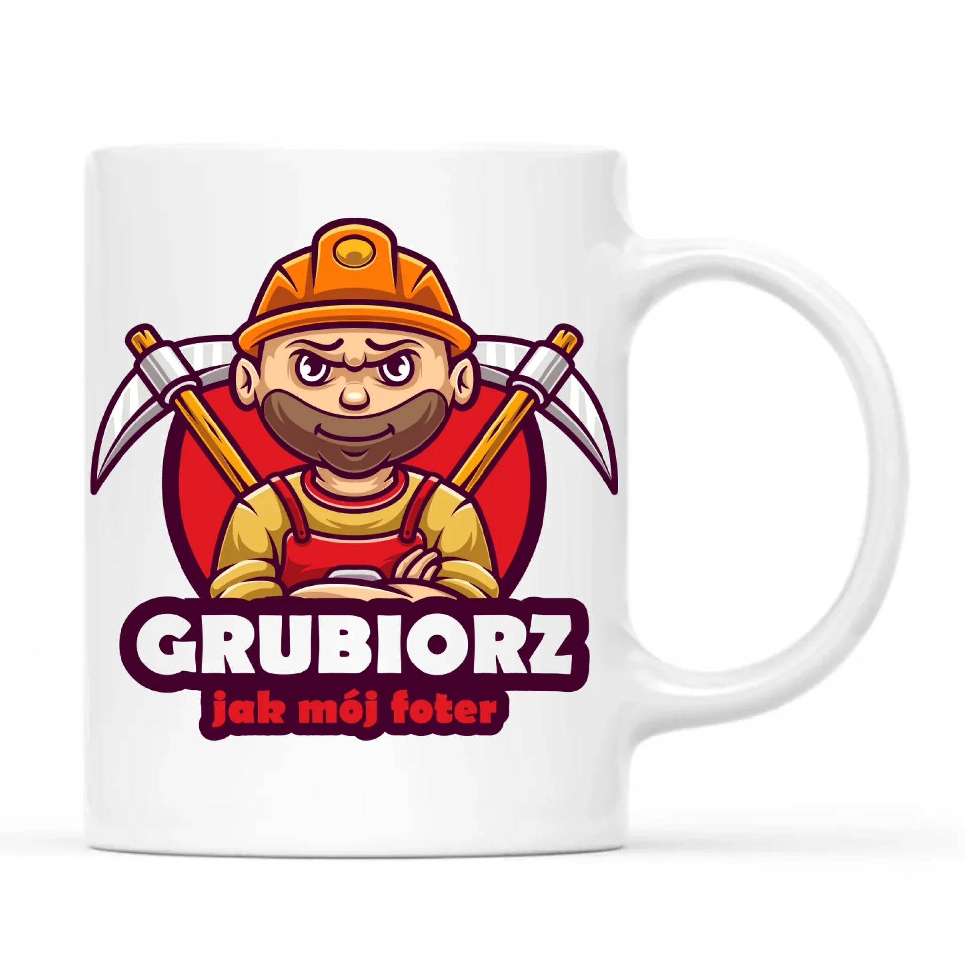 Kubek - prezent dla górnika - Grubiorz jak mój foter G13 - StoryCups.pl