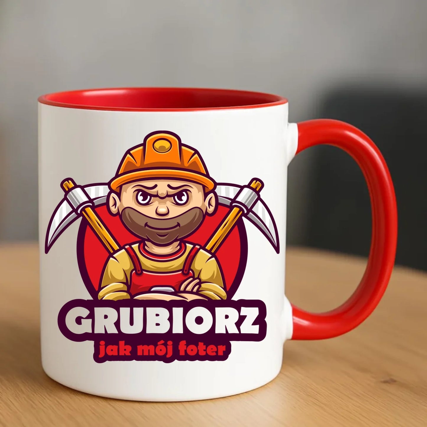 Kubek - prezent dla górnika - Grubiorz jak mój foter G13 - StoryCups.pl