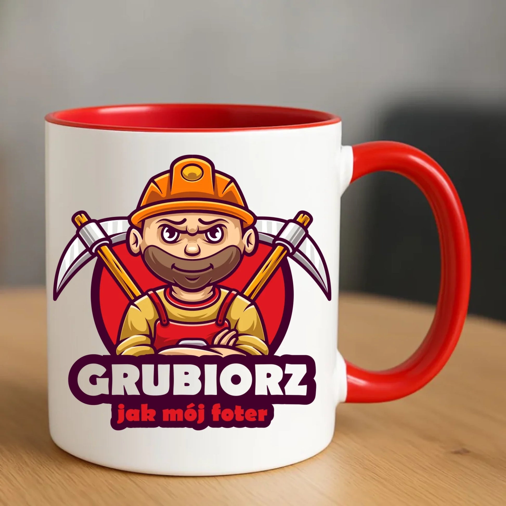 Kubek - prezent dla górnika - Grubiorz jak mój foter G13 - StoryCups.pl