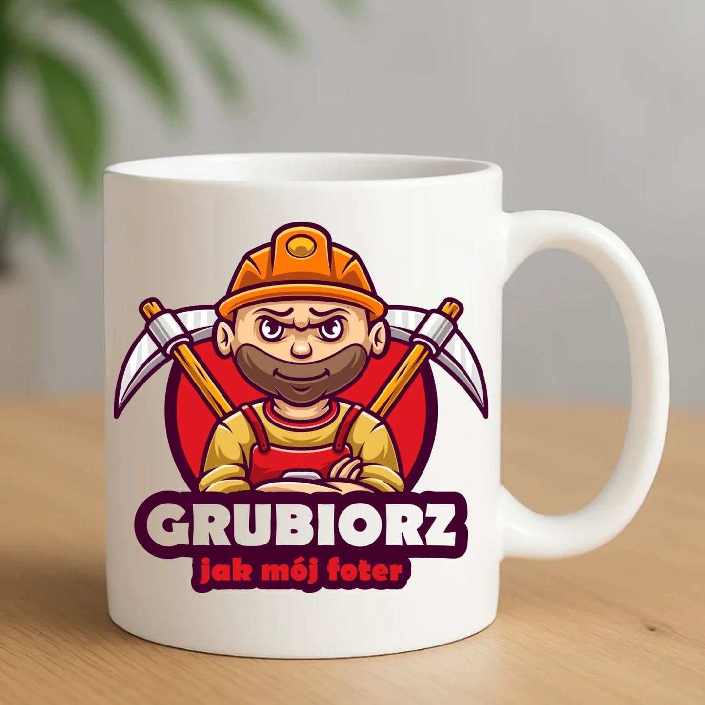 Kubek - prezent dla górnika - Grubiorz jak mój foter G13 - StoryCups.pl