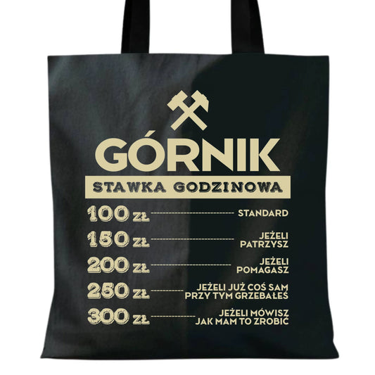 Torba - prezent dla górnika - Górnik stawka godzinowa G14 - StoryCups.pl