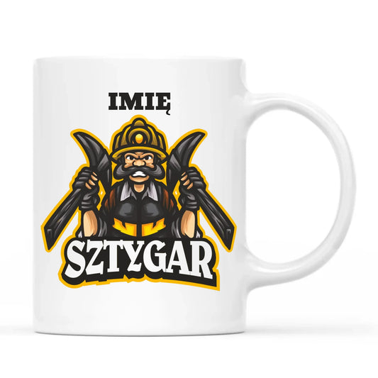 Kubek - prezent dla górnika - Sztygar - personalizowany G15 - StoryCups.pl