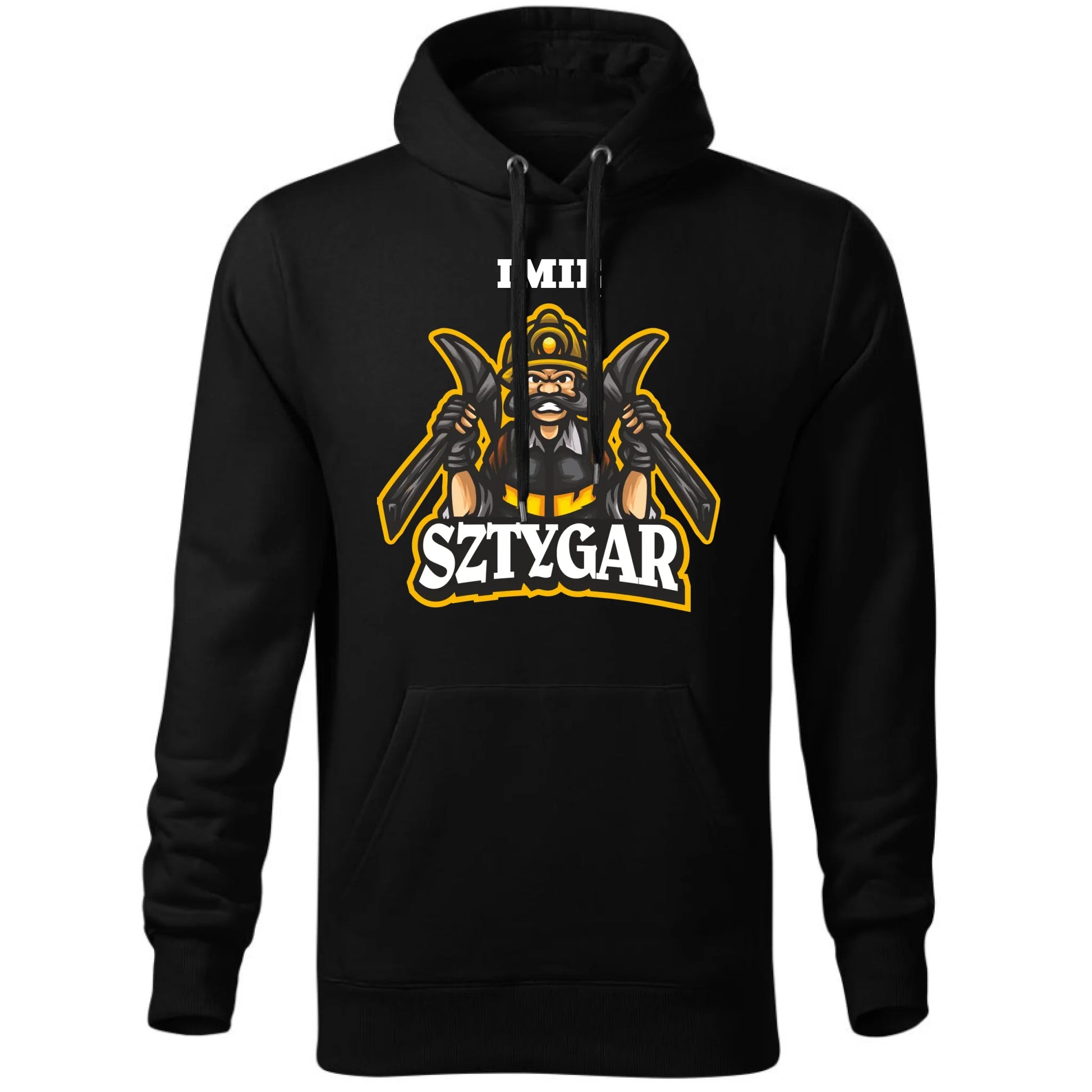 Bluza męska z kapturem - prezent dla górnika - Sztygar - personalizowana G15 - StoryCups.pl