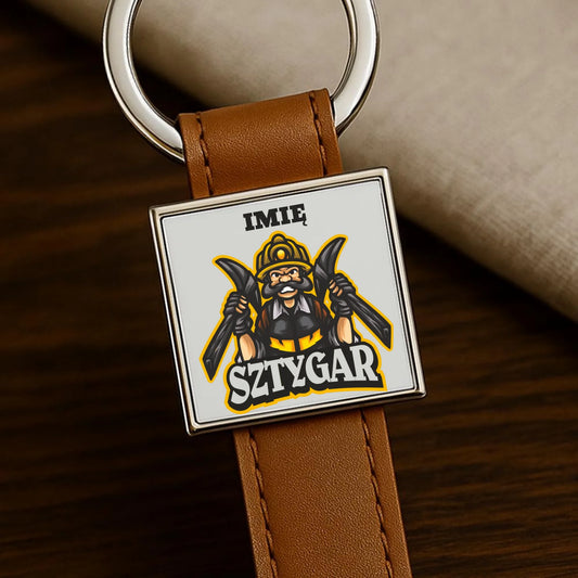 Brelok - prezent dla górnika - Sztygar - personalizowany G15 - StoryCups.pl