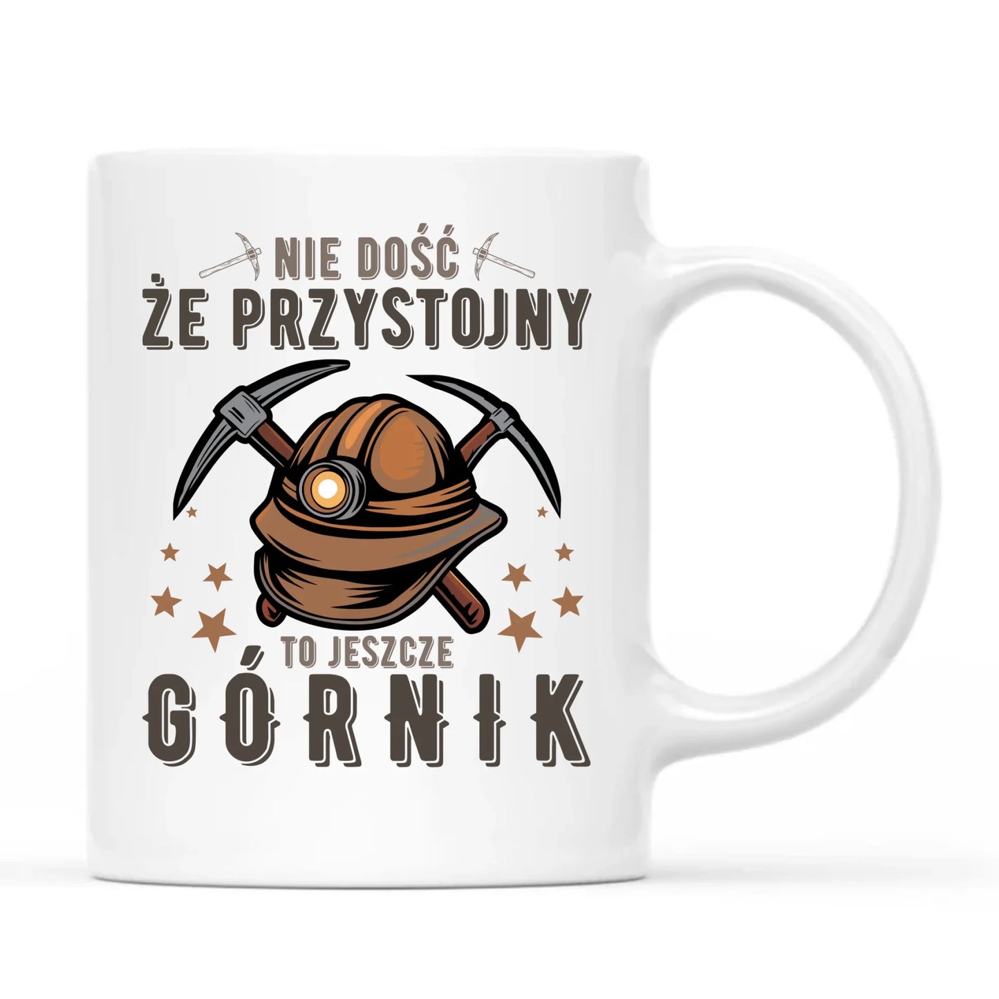 Kubek - prezent dla górnika - Nie dość, że przystojny to jeszcze górnik G16 - StoryCups.pl
