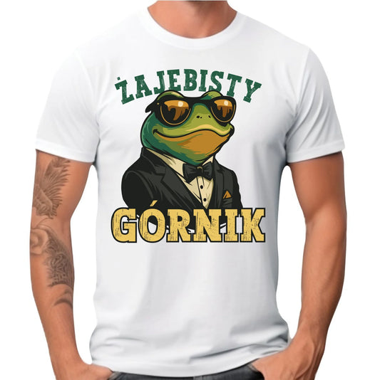 Koszulka męska - prezent dla górnika - Żajebisty górnik G18 - StoryCups.pl