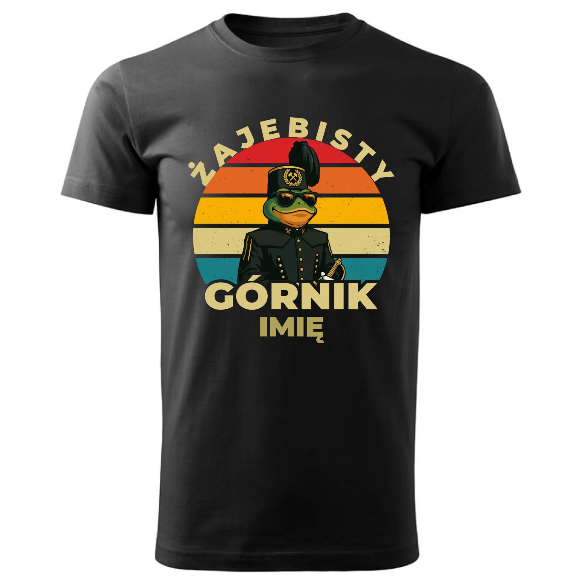 Koszulka męska - prezent dla górnika - Żajebisty górnik - personalizowana G19 - StoryCups.pl