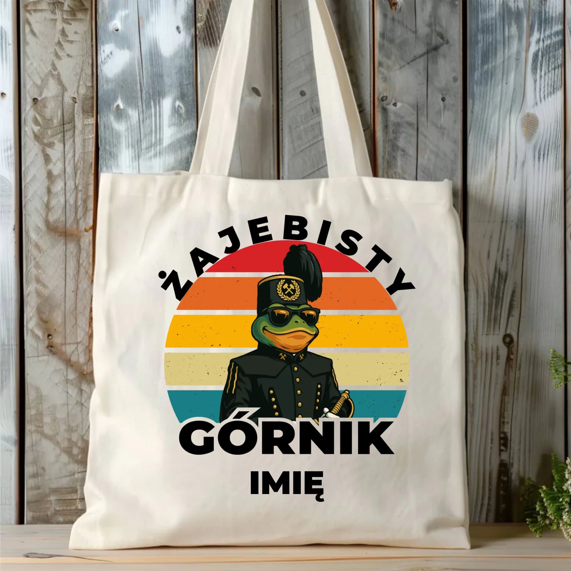 Torba - prezent dla górnika - Żajebisty górnik - personalizowana G19 - StoryCups.pl