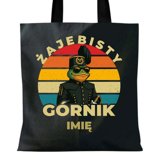 Torba - prezent dla górnika - Żajebisty górnik - personalizowana G19 - StoryCups.pl