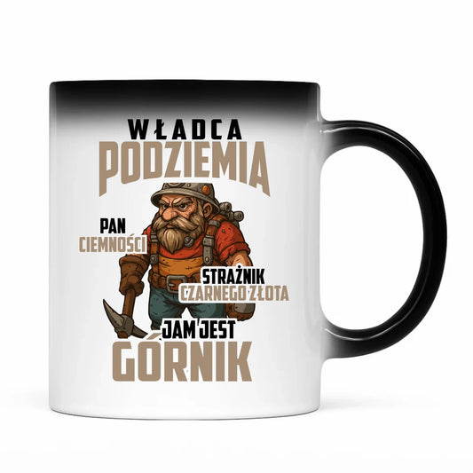 Kubek magiczny - prezent dla górnika - Władca podziemia Górnik G20 - StoryCups.pl
