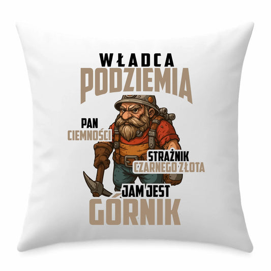 Poduszka - prezent dla górnika - Władca podziemia Górnik G20 - StoryCups.pl
