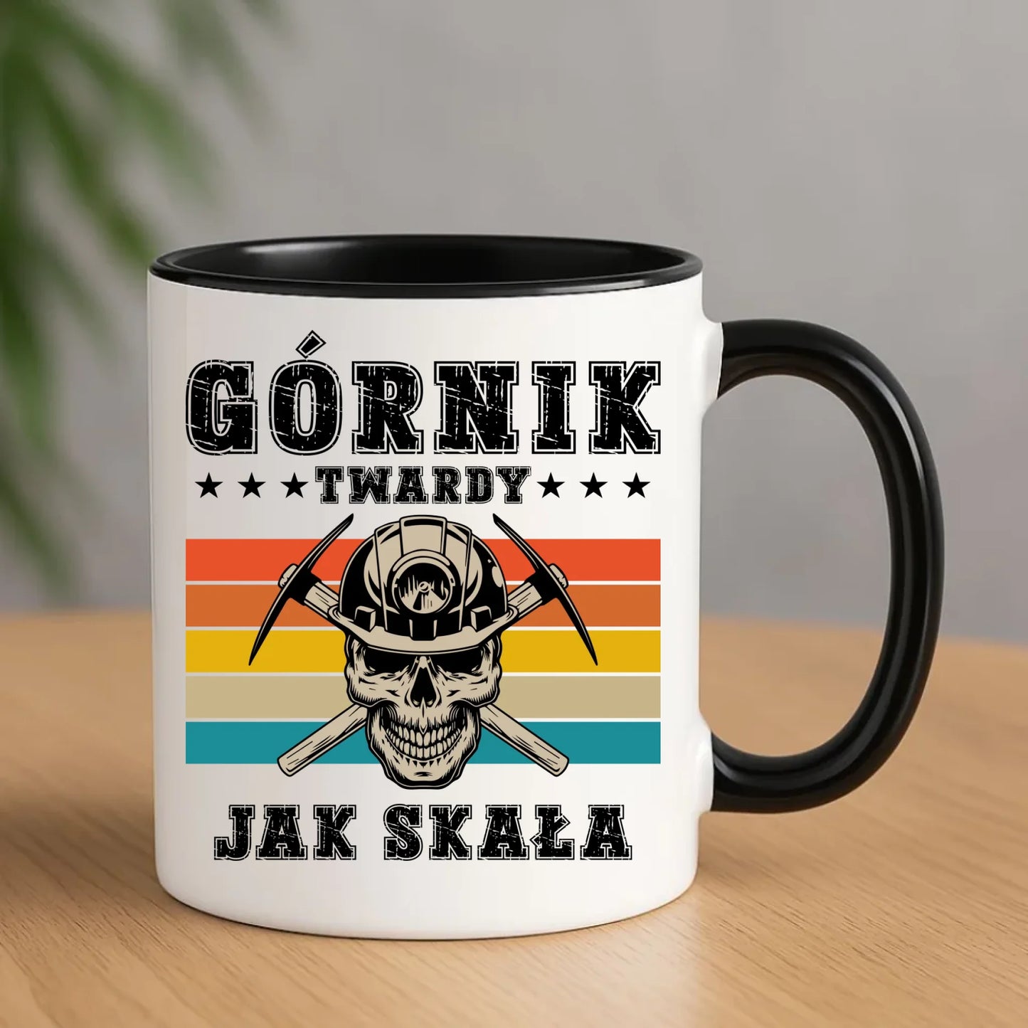 Kubek - prezent dla górnika - Górnik twardy jak skała G21 - StoryCups.pl