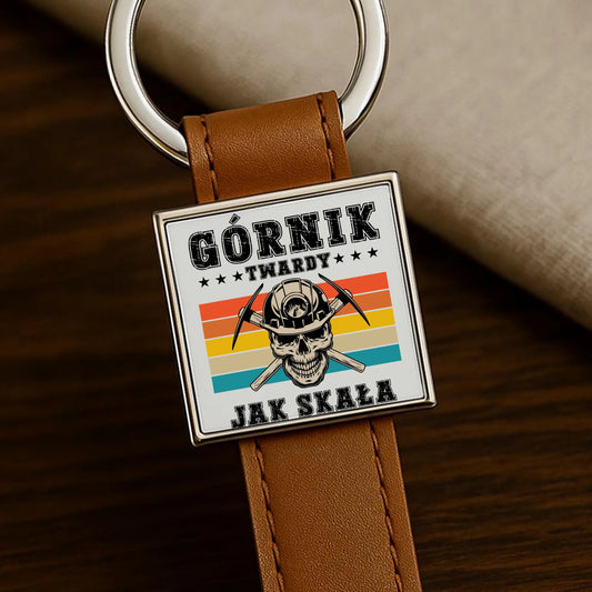 Brelok - prezent dla górnika - Górnik twardy jak skała G21 - StoryCups.pl