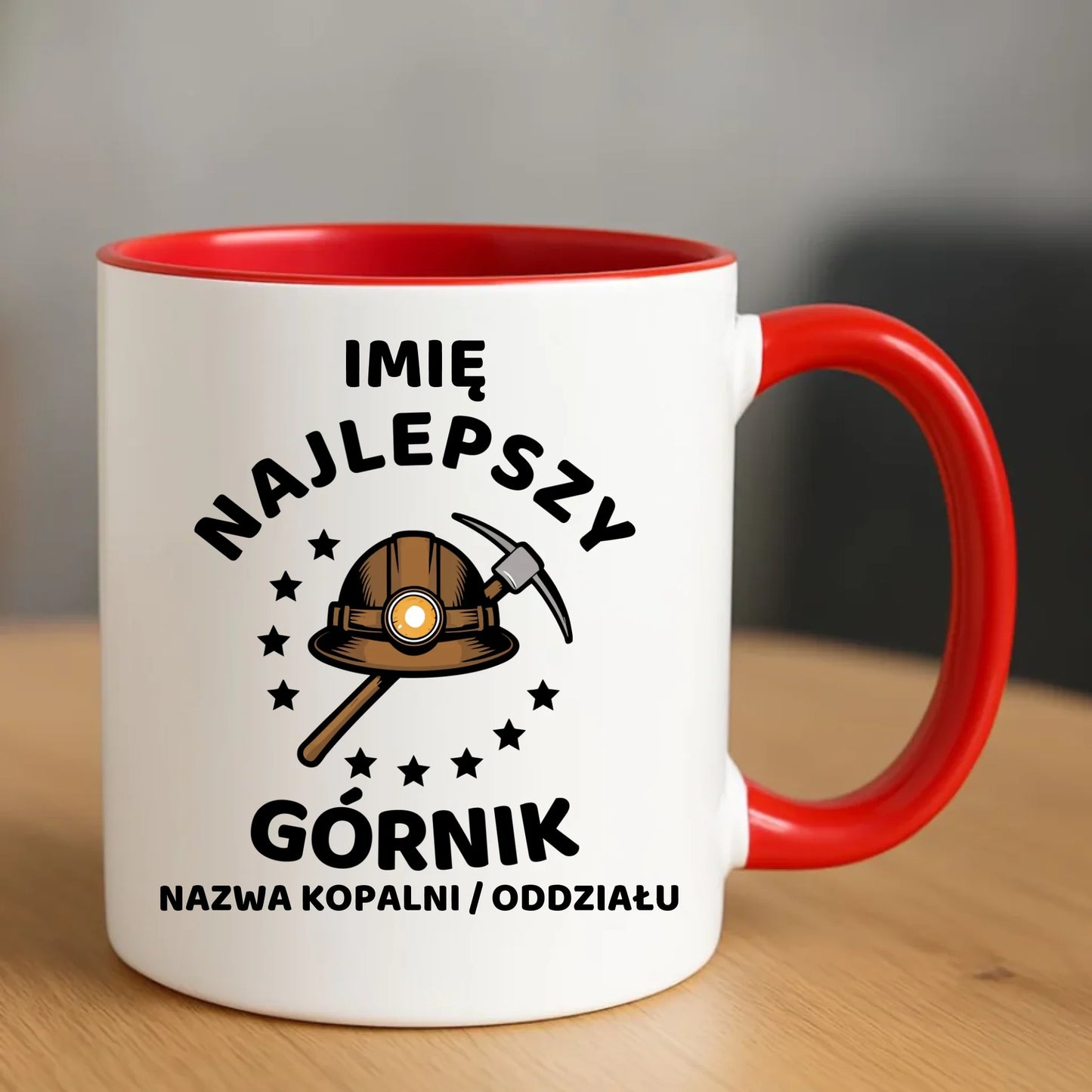 Kubek - prezent dla górnika - Najlepszy górnik - personalizowany G23 - StoryCups.pl