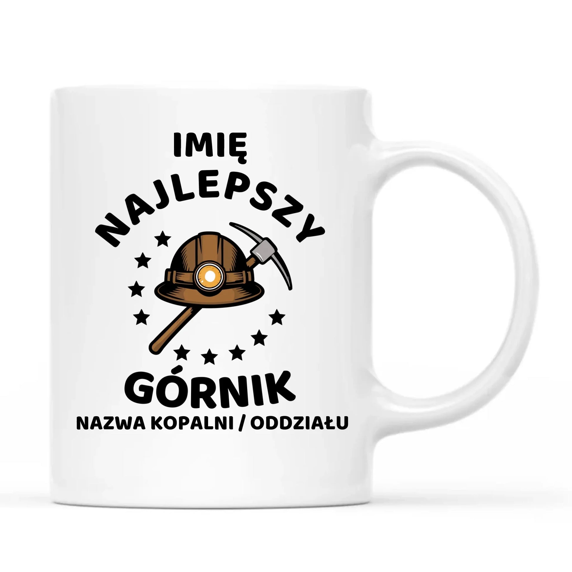 Kubek - prezent dla górnika - Najlepszy górnik - personalizowany G23 - StoryCups.pl