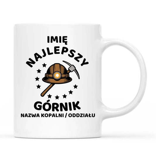 Kubek - prezent dla górnika - Najlepszy górnik - personalizowany G23 - StoryCups.pl