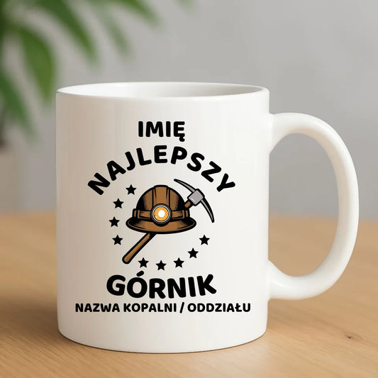 Kubek - prezent dla górnika - Najlepszy górnik - personalizowany G23 - StoryCups.pl