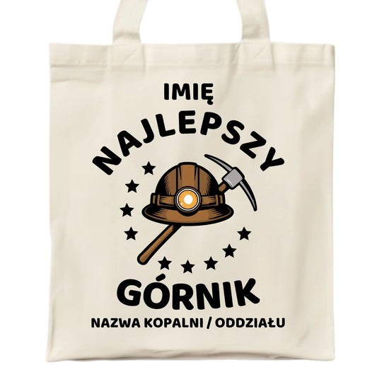 Torba - prezent dla górnika - Najlepszy górnik - personalizowana G23 - StoryCups.pl