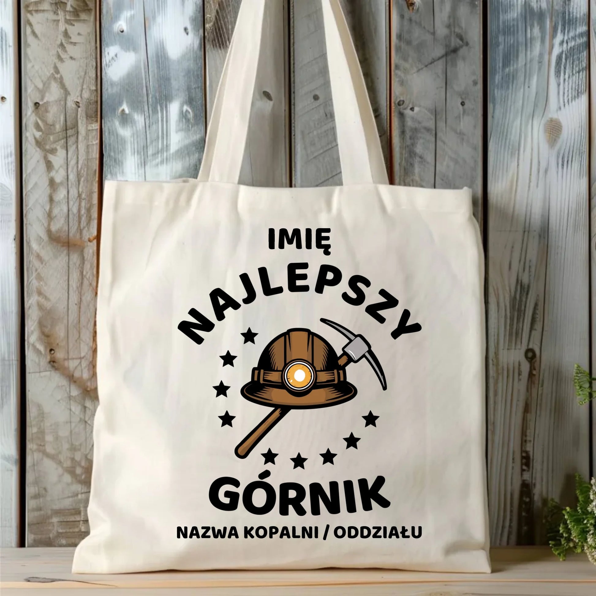 Torba - prezent dla górnika - Najlepszy górnik - personalizowana G23 - StoryCups.pl