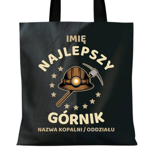 Torba - prezent dla górnika - Najlepszy górnik - personalizowana G23 - StoryCups.pl