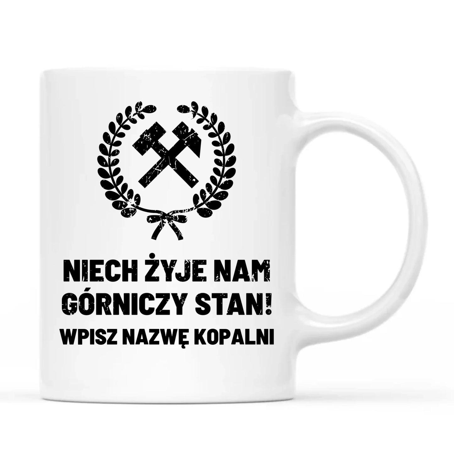 Kubek - prezent dla górnika - Niech żyje nam górniczy stan - personalizowany G24 - StoryCups.pl