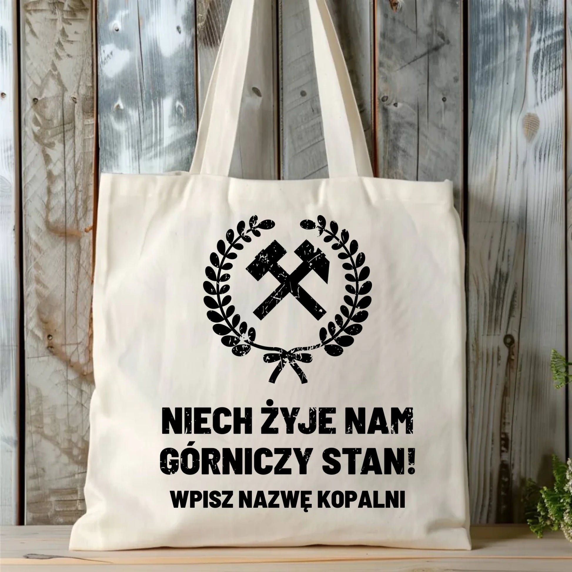 Torba - prezent dla górnika - Niech żyje nam górniczy stan - personalizowana G24 - StoryCups.pl