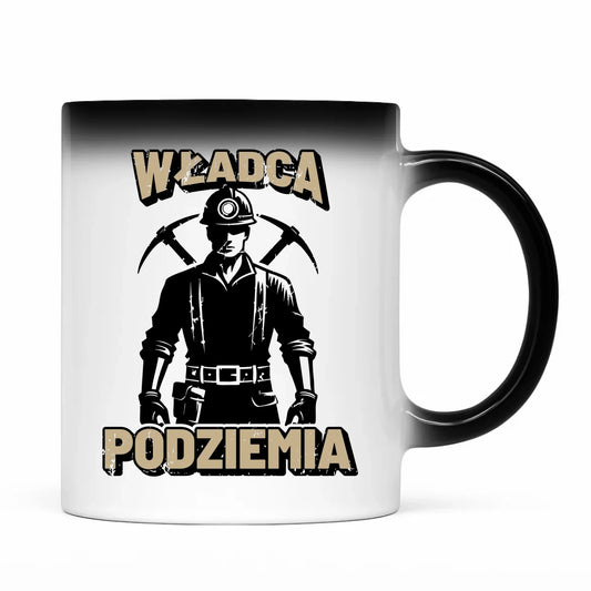 Kubek magiczny - prezent dla górnika - Władca podziemia G25 - StoryCups.pl