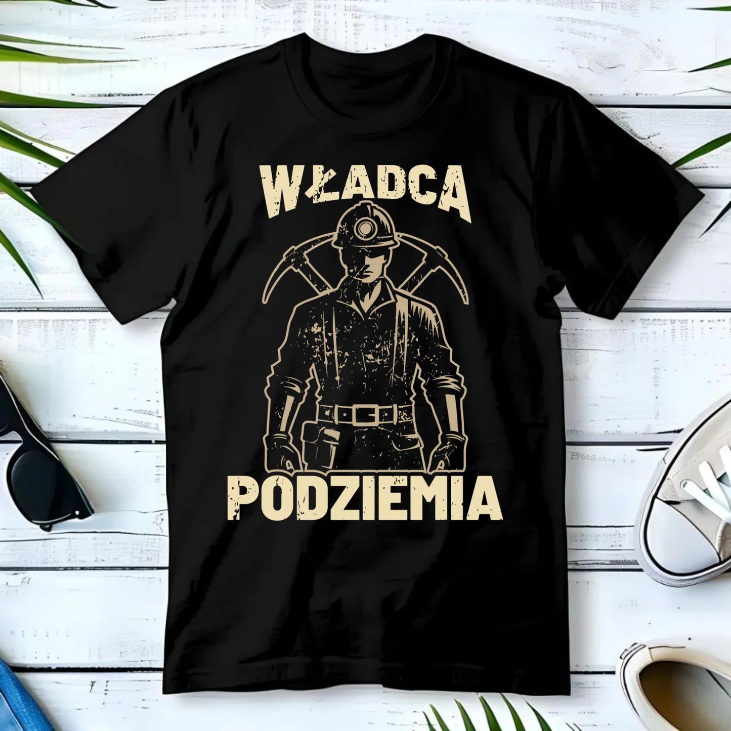 Koszulka męska - prezent dla górnika - Władca podziemia G25 - StoryCups.pl