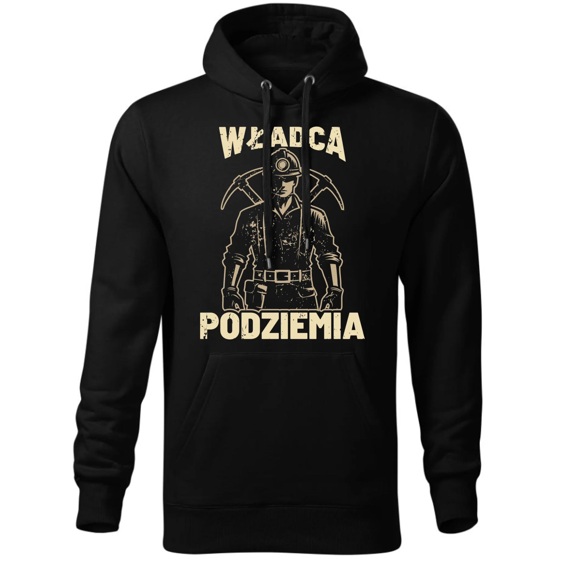 Bluza męska z kapturem - prezent dla górnika - Władca podziemia G25 - StoryCups.pl