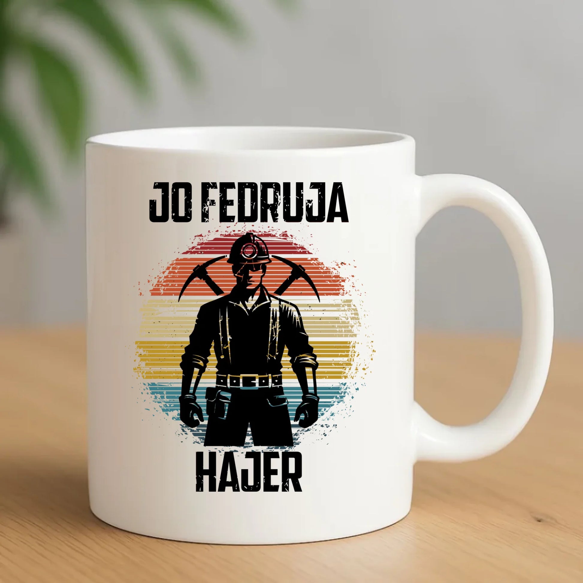 Kubek - prezent dla górnika - Jo fedruja Hajer G26 - StoryCups.pl