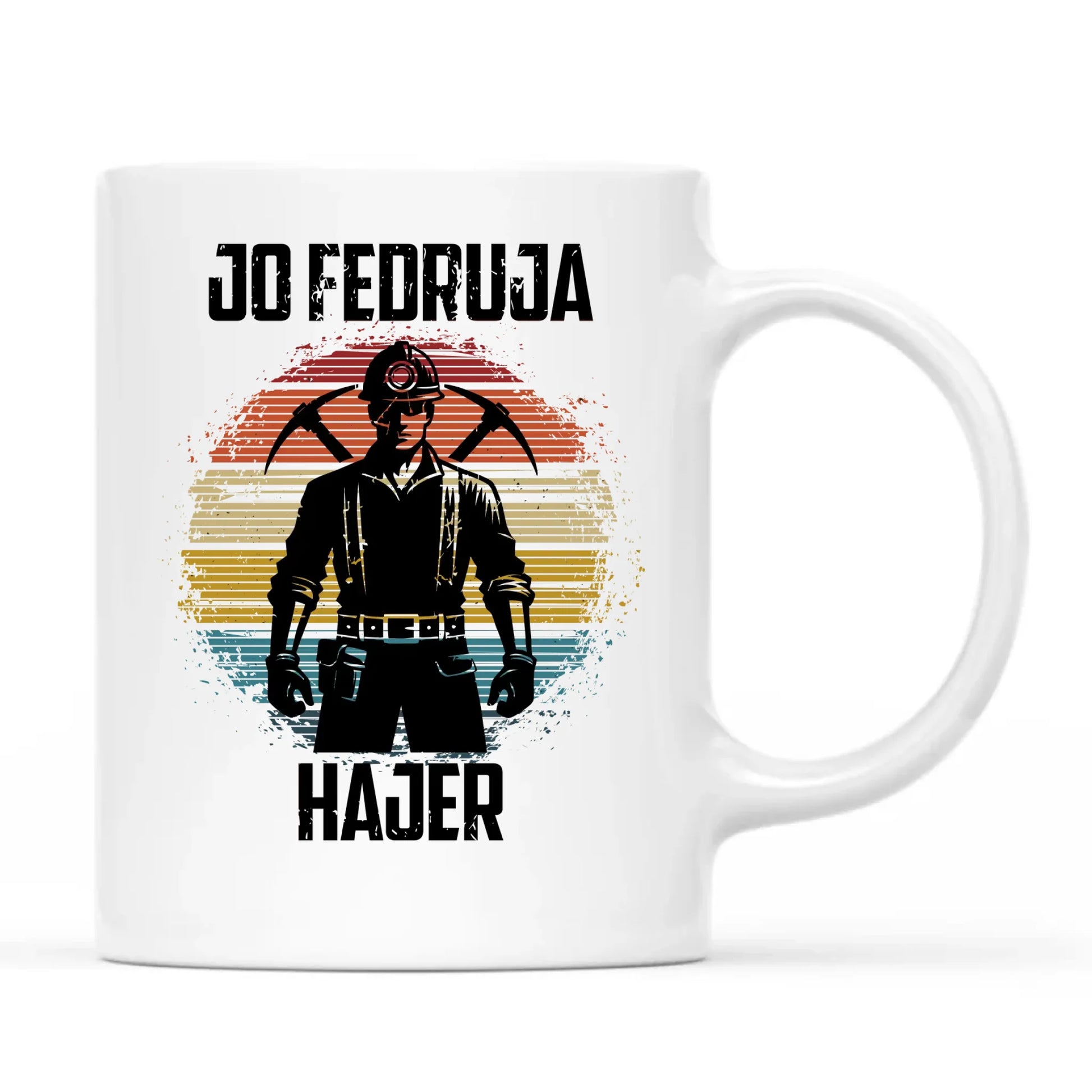 Kubek - prezent dla górnika - Jo fedruja Hajer G26 - StoryCups.pl