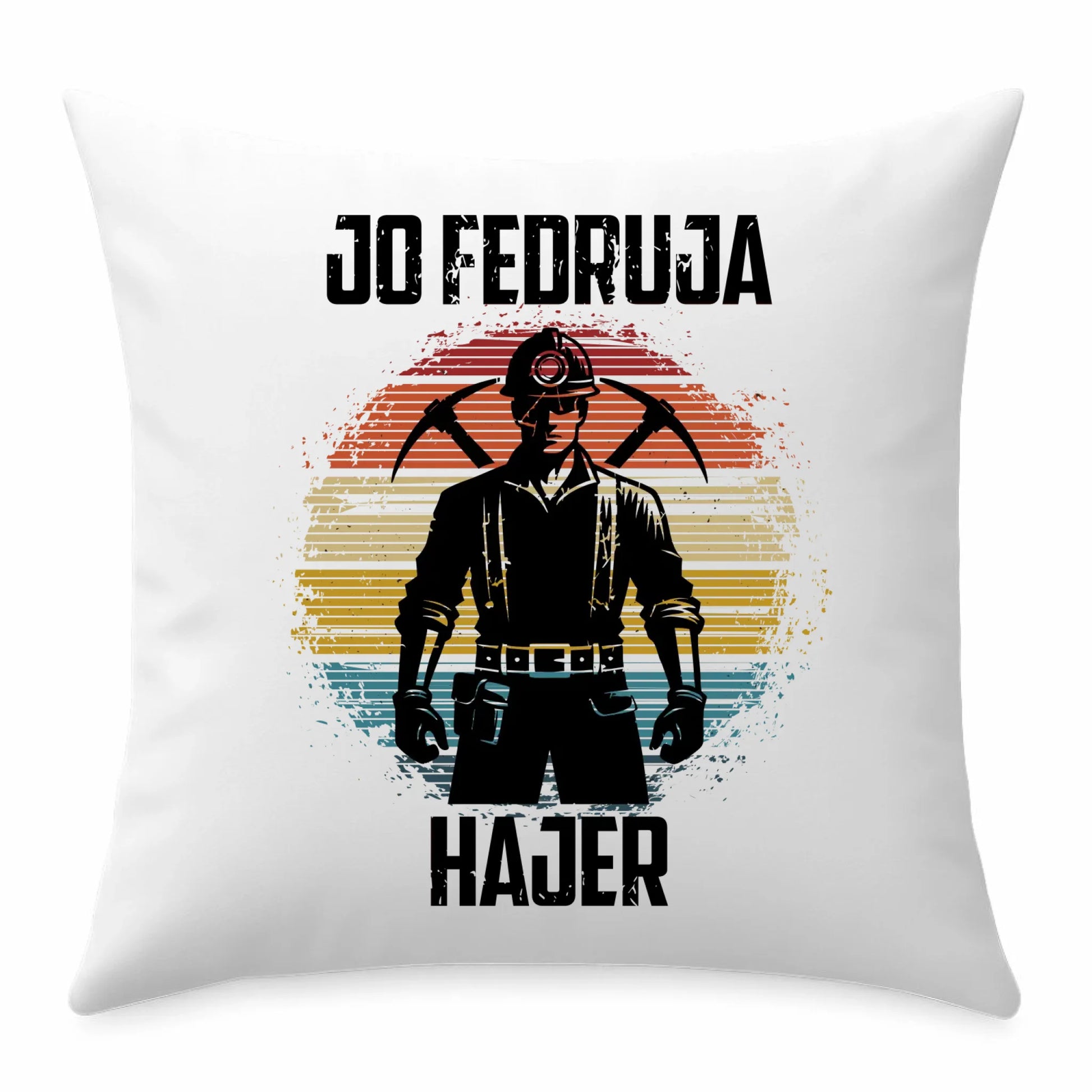 Poduszka - prezent dla górnika - Jo fedruja Hajer G26 - StoryCups.pl