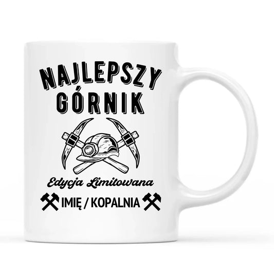 Kubek - prezent dla górnika - Najlepszy górnik - personalizowany G27 - StoryCups.pl