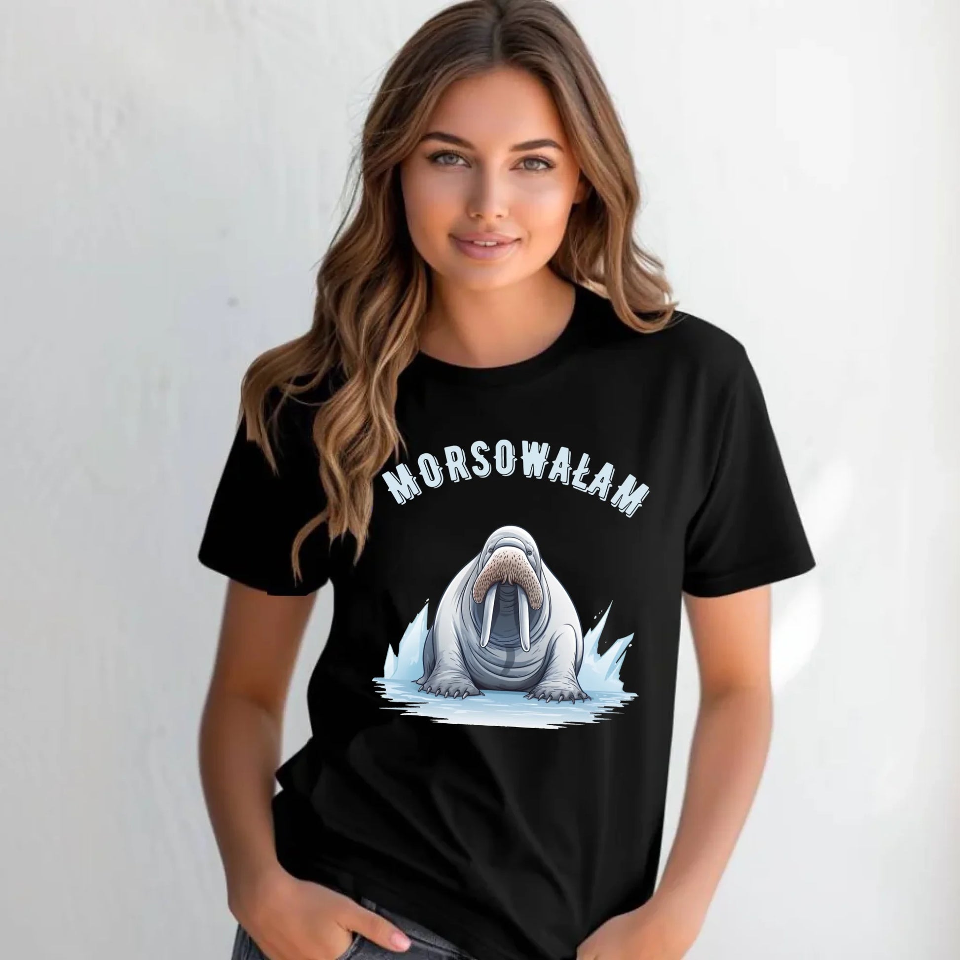 Koszulka damska - prezent dla morsa - Morsowałam - Mors HM18 - StoryCups.pl