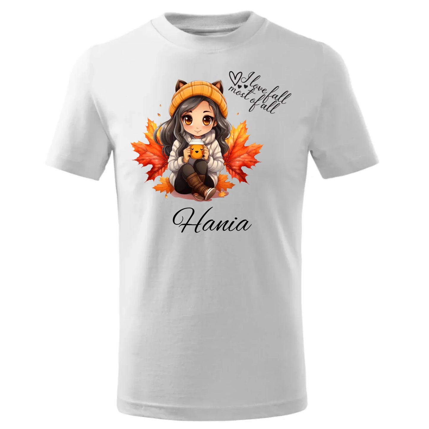 Koszulka dziecięca jesienna - Anime - personalizowana JS06 - StoryCups.pl