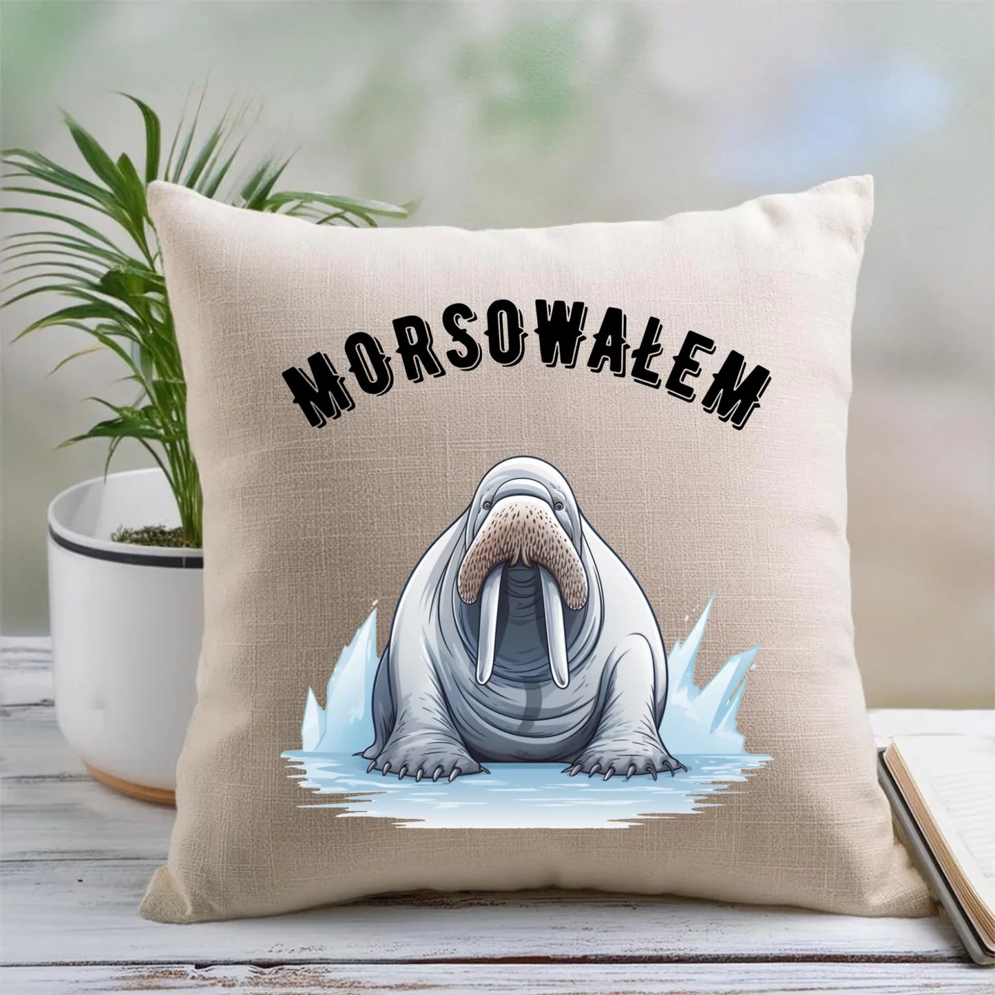 Poduszka - prezent dla morsa - Morsowałem - Mors HM01 - StoryCups.pl