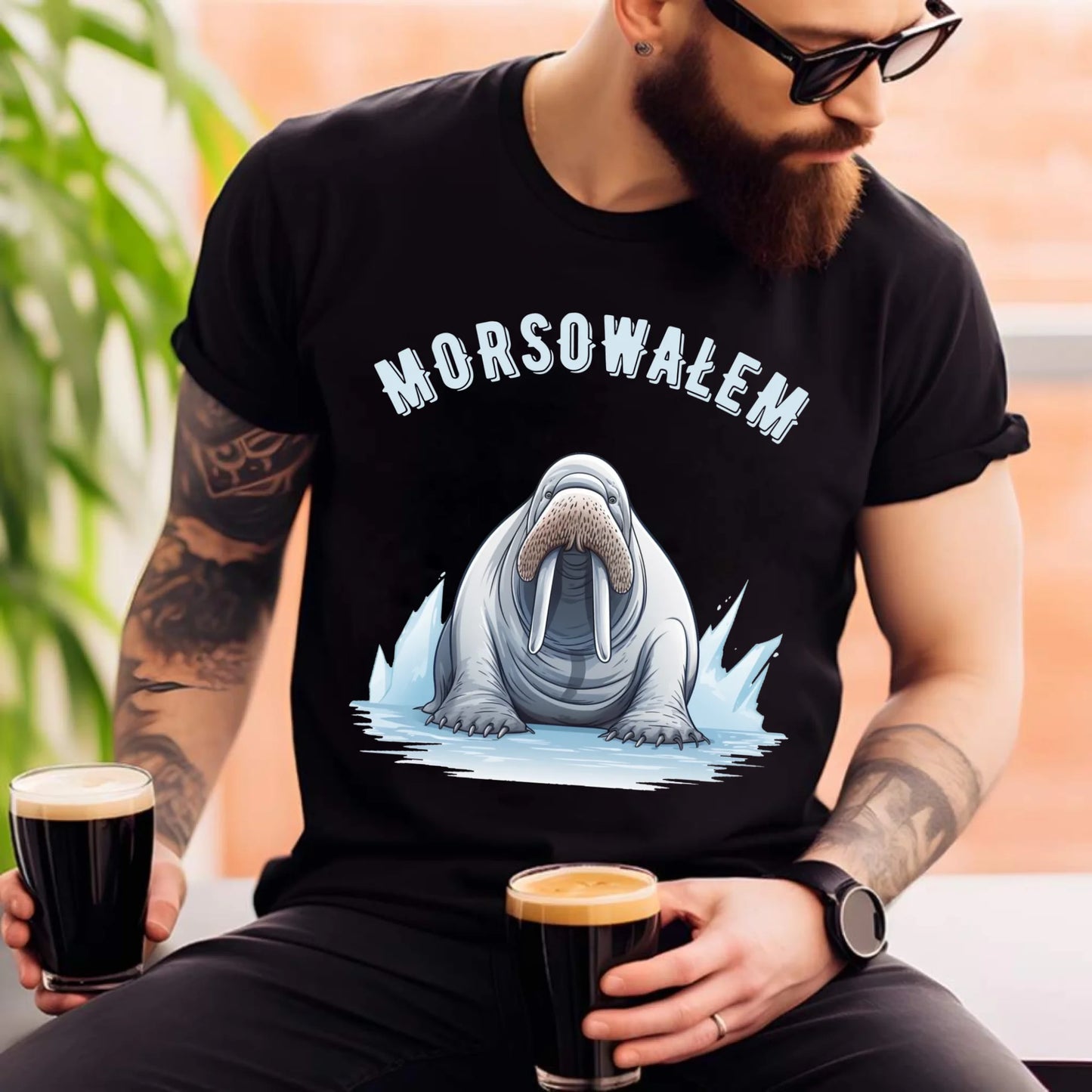 Koszulka męska dla morsa - Morsowałem HM01 - StoryCups.pl