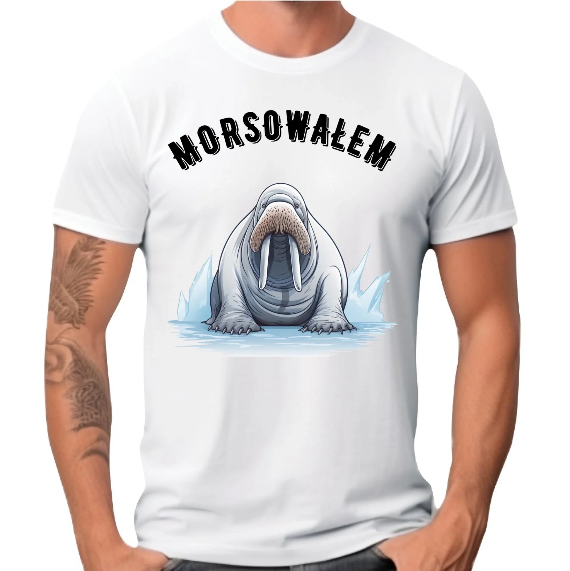 Koszulka męska dla morsa - Morsowałem HM01 - StoryCups.pl