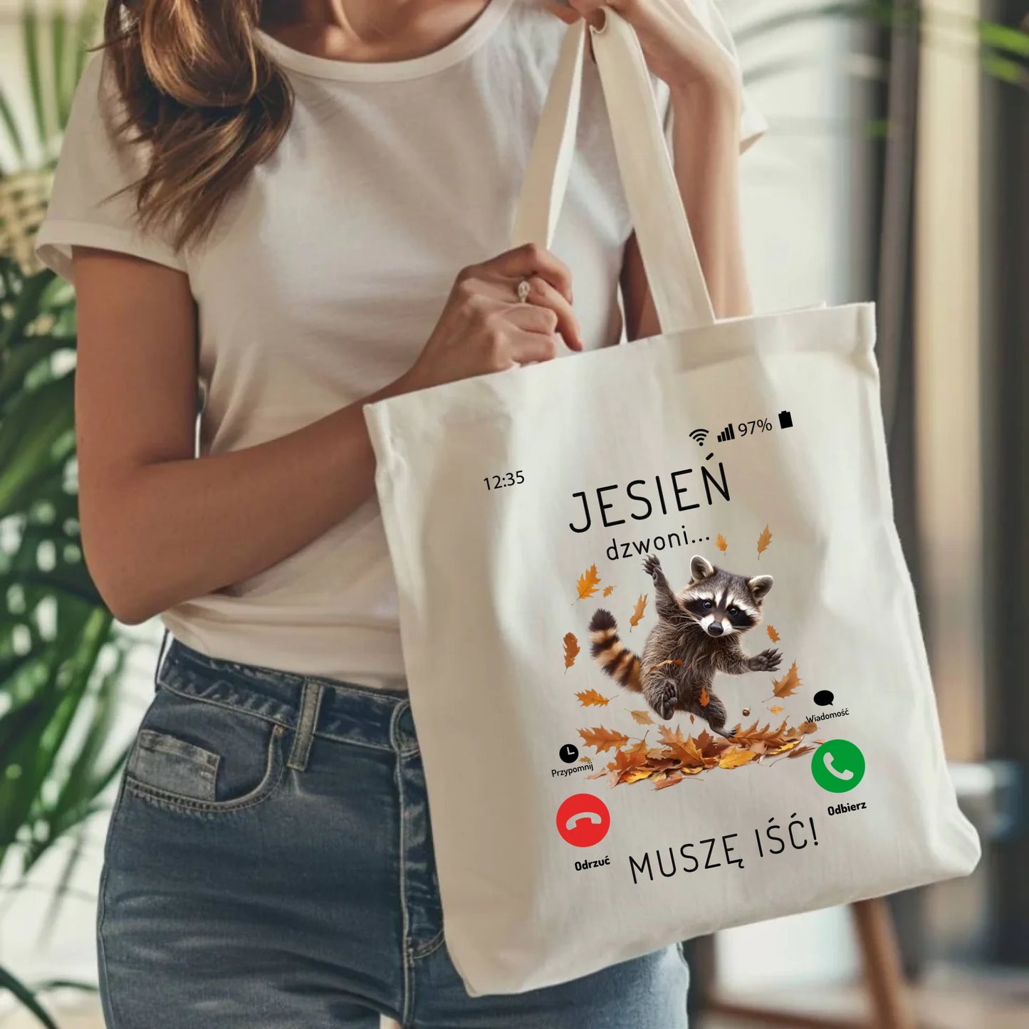 Torba jesienna - Jesień dzwoni muszę iść JS18 - StoryCups.pl