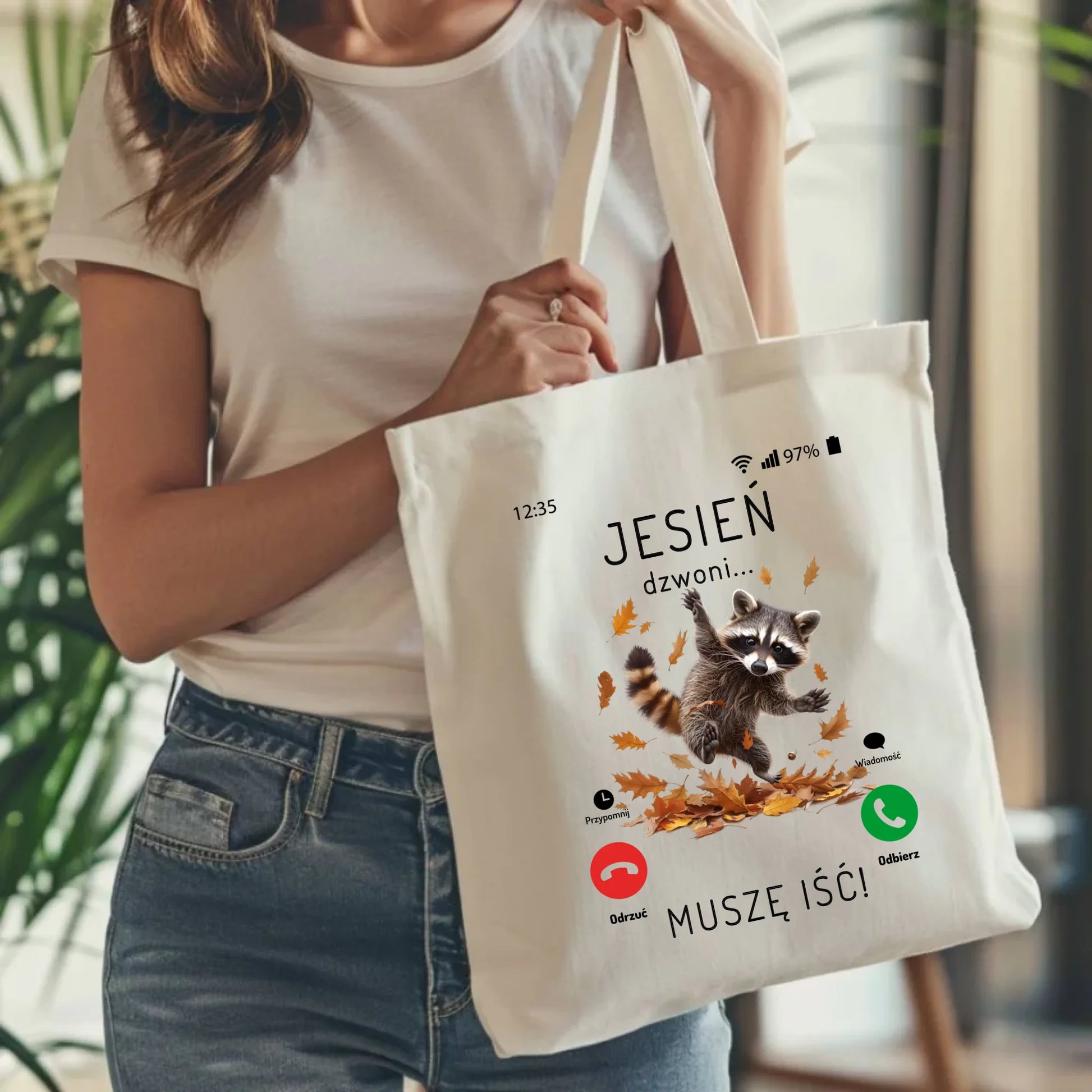 Torba jesienna - Jesień dzwoni muszę iść JS18 - StoryCups.pl