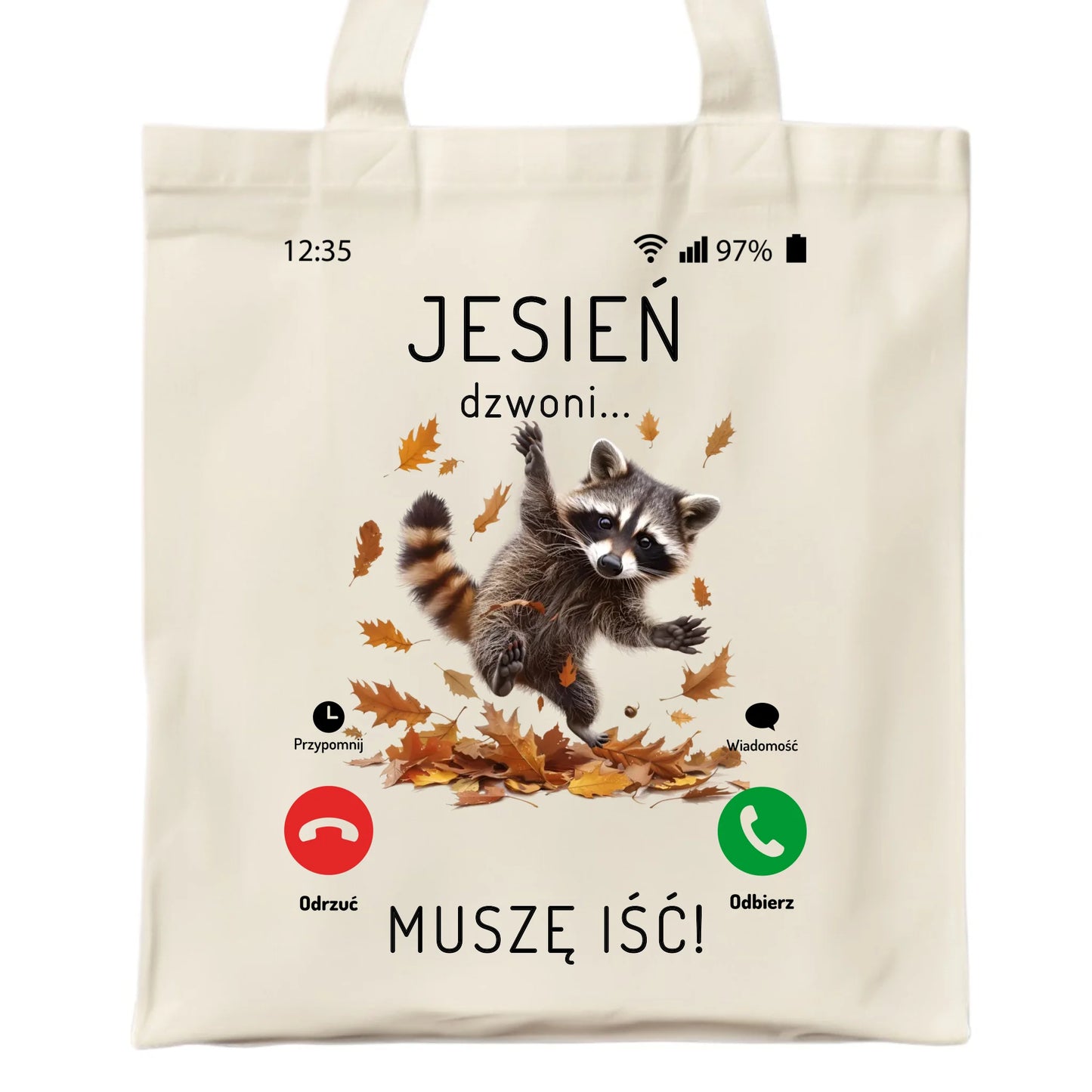 Torba jesienna - Jesień dzwoni muszę iść JS18 - StoryCups.pl