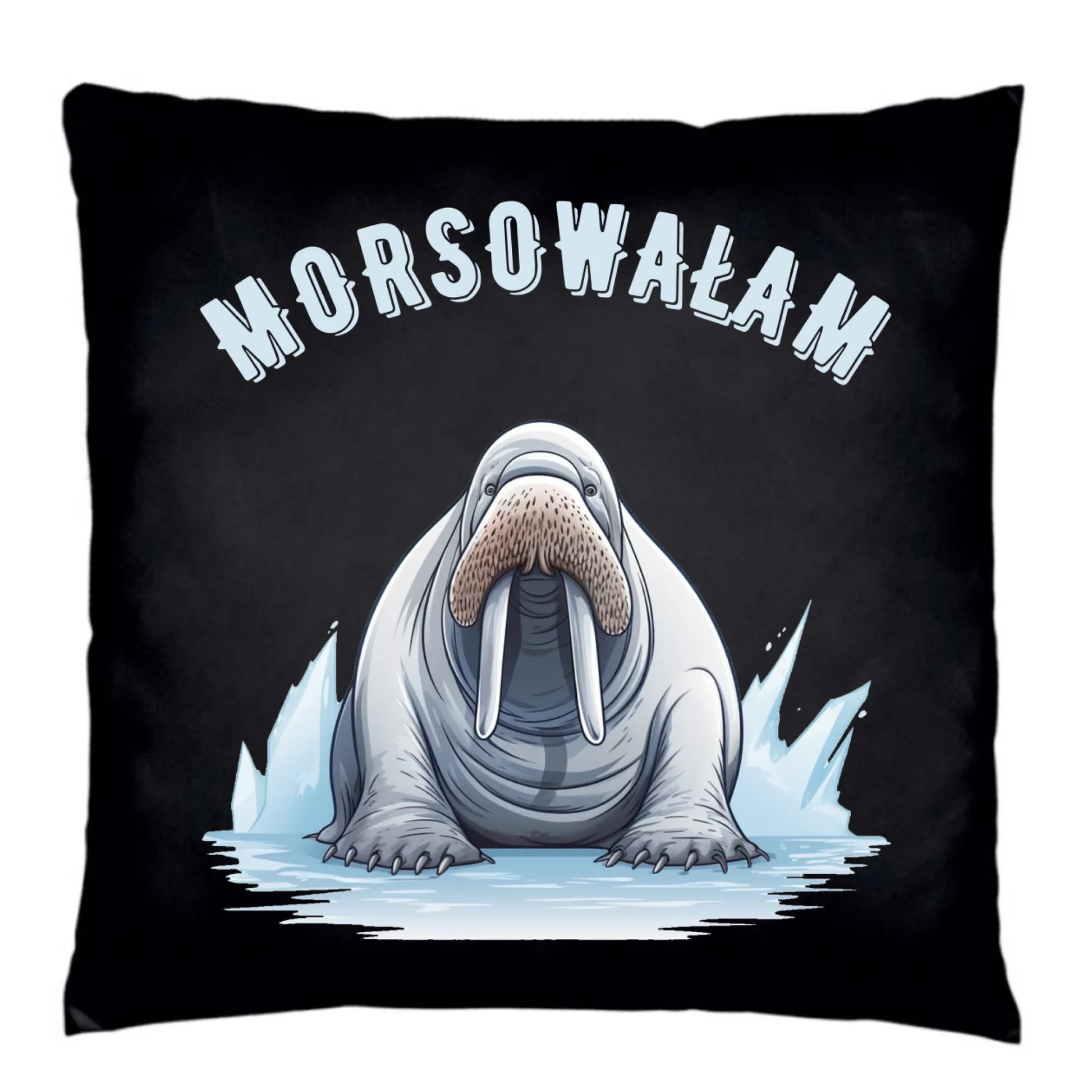 Poduszka dekoracyjna - prezent dla morsa - Morsowałam - Mors HM18 - StoryCups.pl